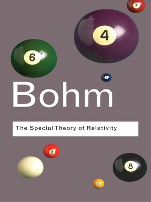 cover image of The Special Theory of Relativity